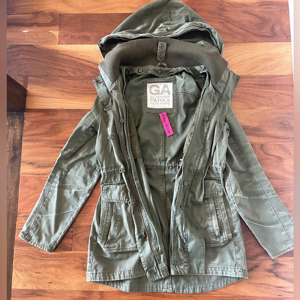Garage Army Green Coat